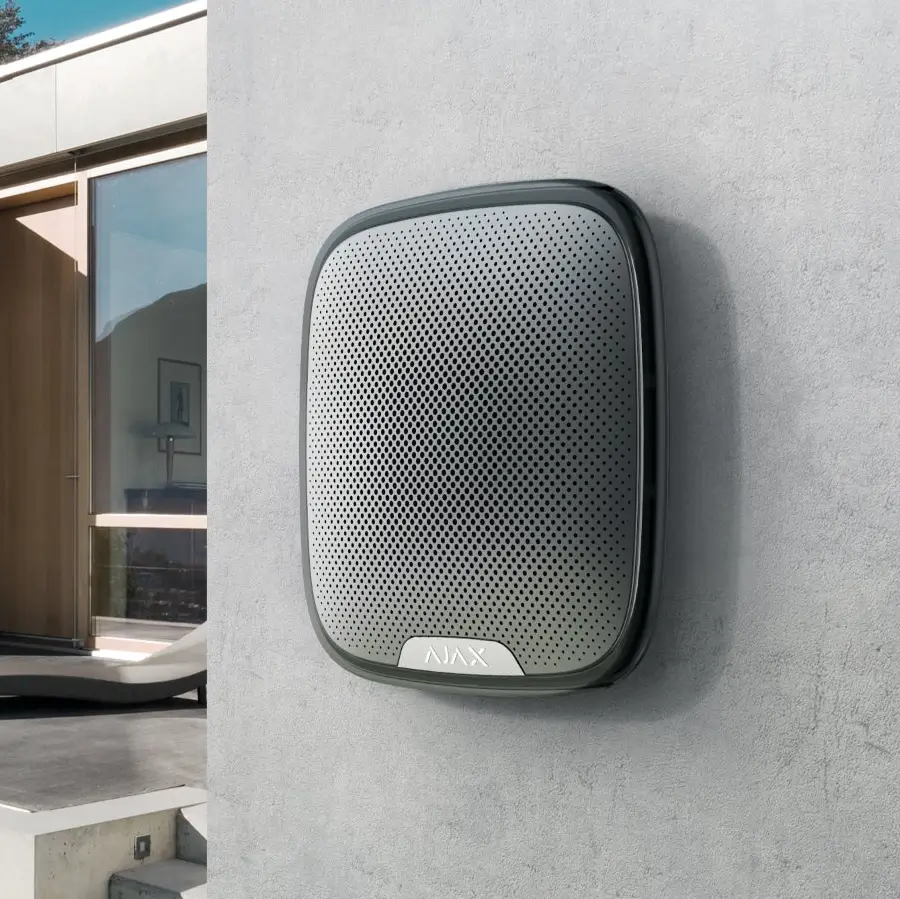 Sistema de alarma con sirena en casa